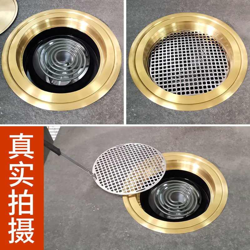 缘隆商用电烤炉日式餐厅上排烟烤肉炉韩式自助无烟不粘电烧烤炉