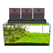 抽屉式 鱼缸滴流盒两层净水过滤循环系统储水培菌过滤器上滤滴滤盒