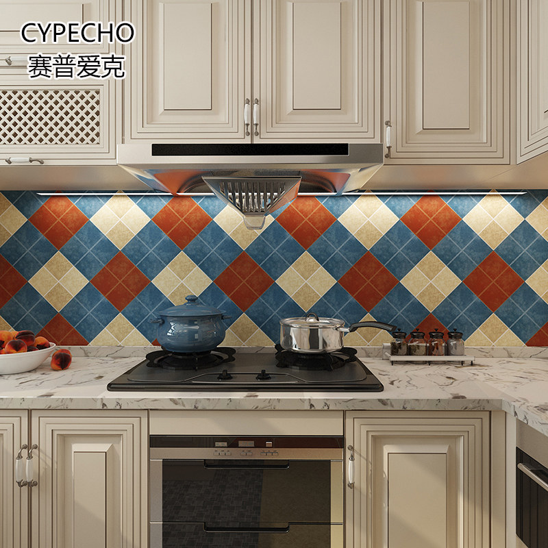 墙贴砖纹墙纸自粘墙砖 卫生间厨房餐厅客厅壁纸自粘地贴瓷砖贴纸