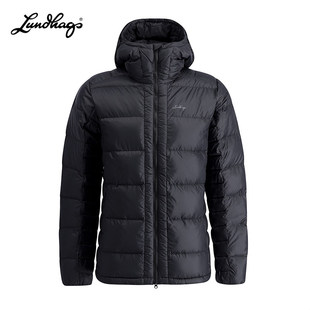 Lundhags隆哈Padje户外轻量羽绒服可折叠保暖外套鹅绒连帽夹克男