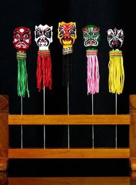 12寸五鬼神将七彩树脂玄关摆设纯手工桌面摆件一套价新古典风格祝