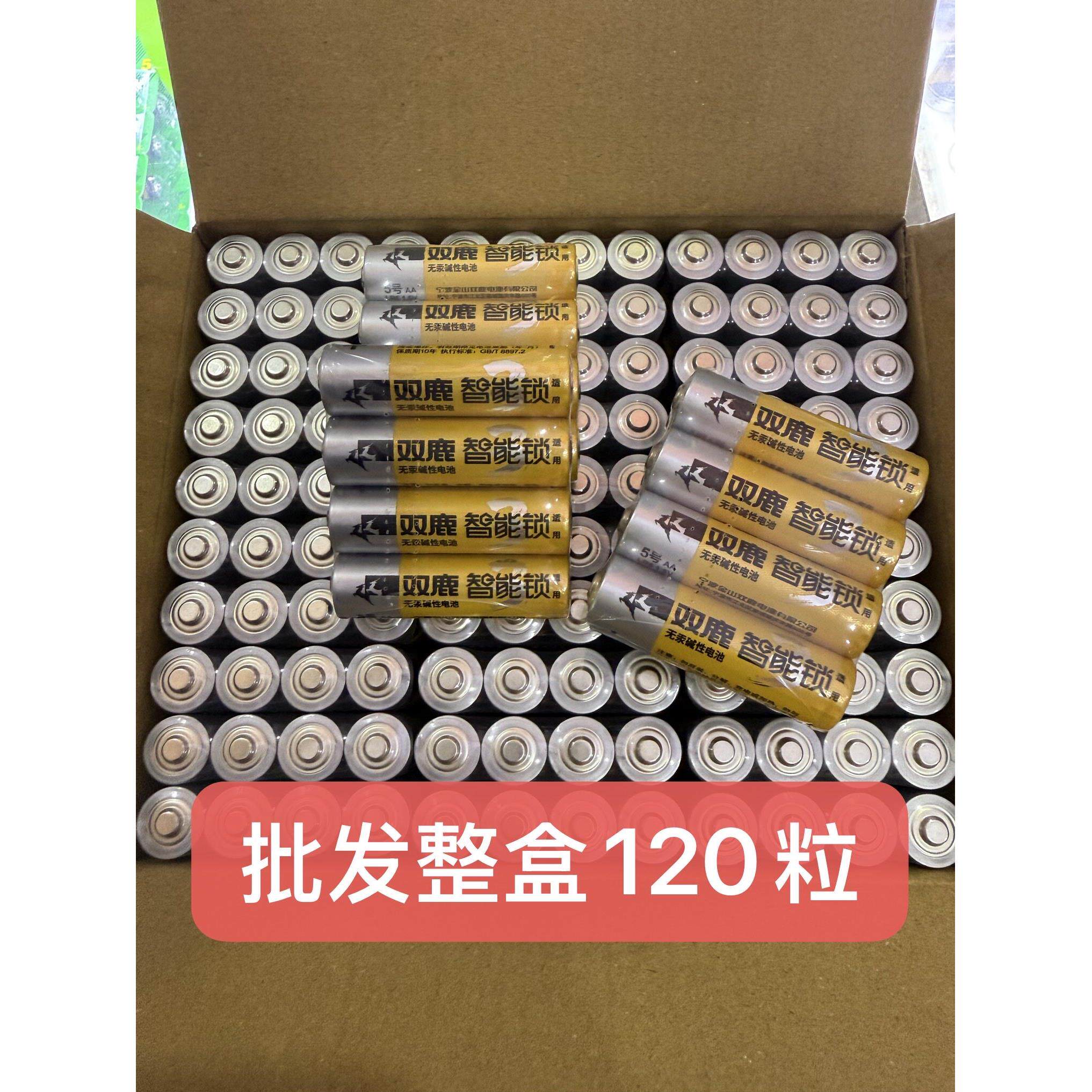 双鹿智能锁专用电池5号 密码锁电子锁门锁指纹锁家用五号电池碱性