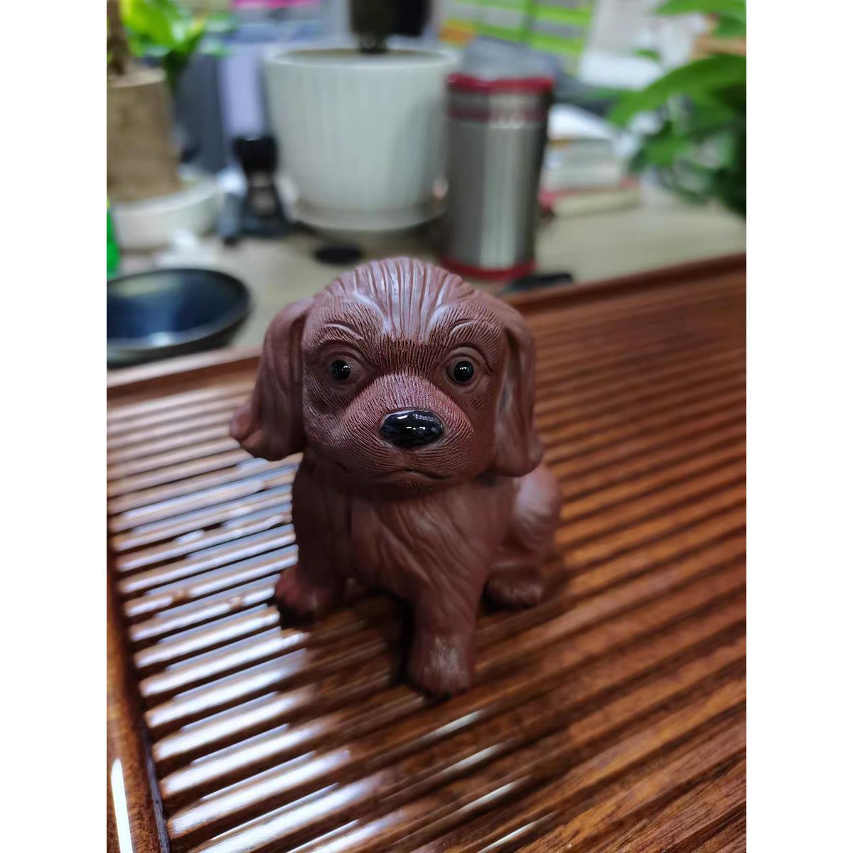 紫砂茶宠狗精品可养茶具配件摆设茶桌茶玩茶台装饰小摆件