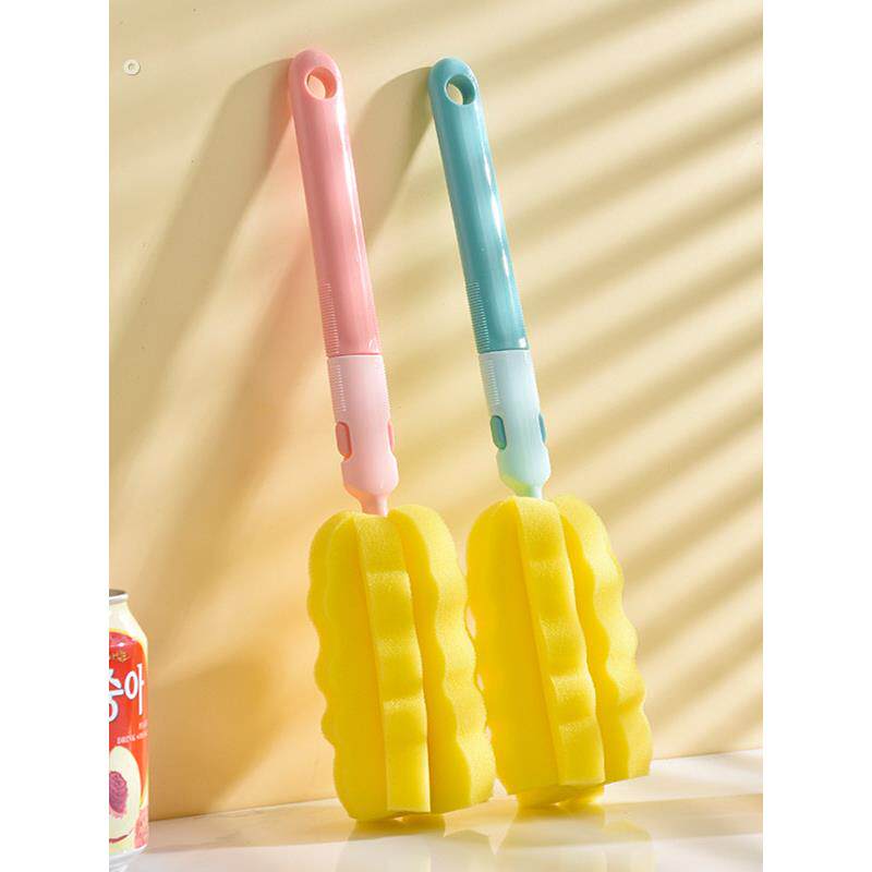 长柄洗杯刷杯子神器家用清洁洗杯子孕婴可用优质大头海绵奶瓶刷子