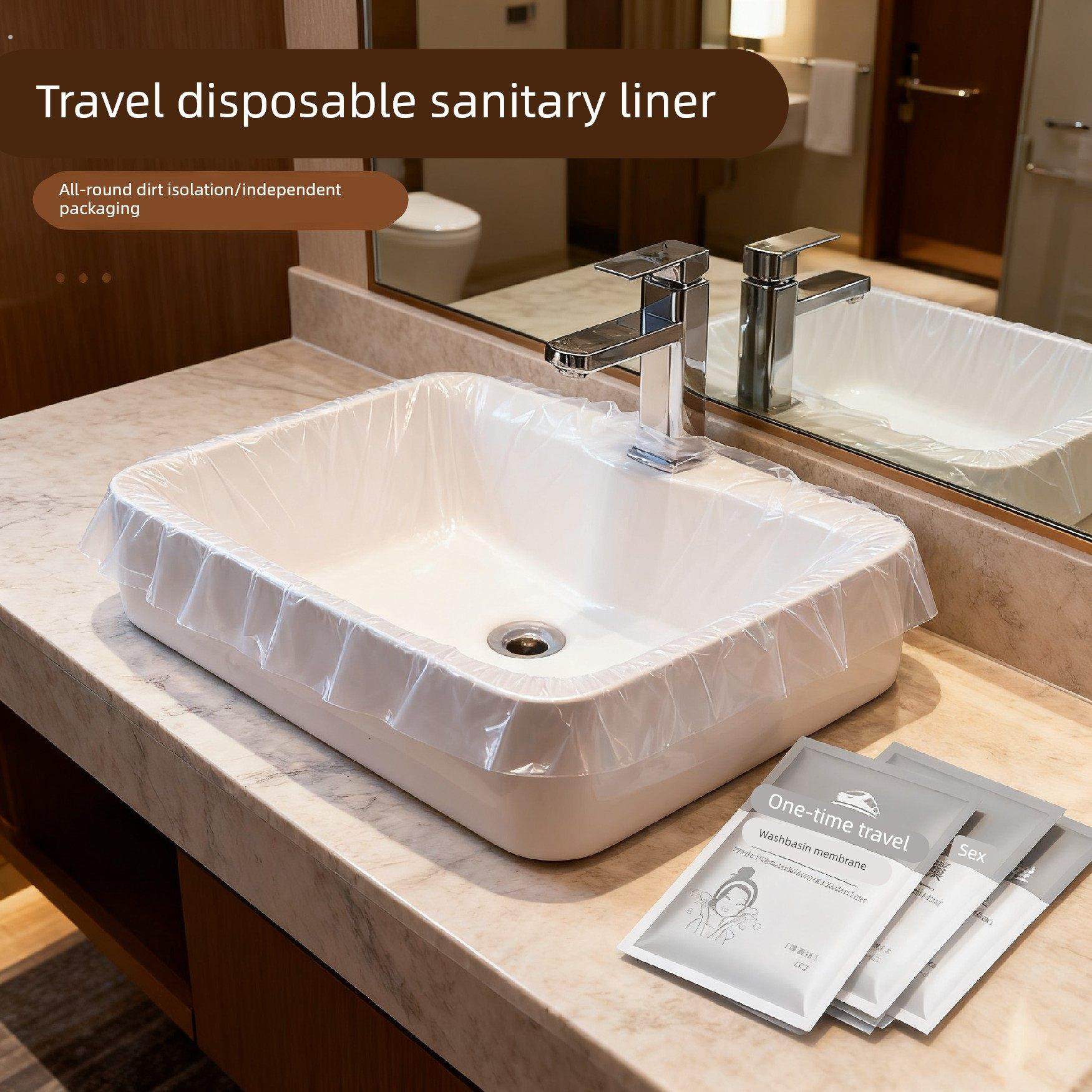 酒店隔脏膜旅行一次性洗脸盆膜便携式出差洗漱水池洗手隔离隔污膜,户外/登山/野营/旅行用品,旅行洗漱套装,淘宝优惠券,粉丝福利购,淘宝优惠卷