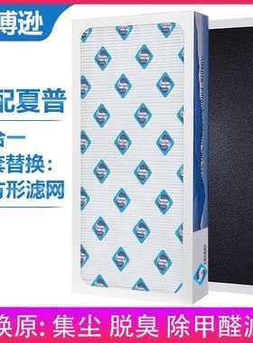 适配夏普空气净化器过滤网FZ-381/380HFS滤芯FZ-C151/C150VFS/DFS