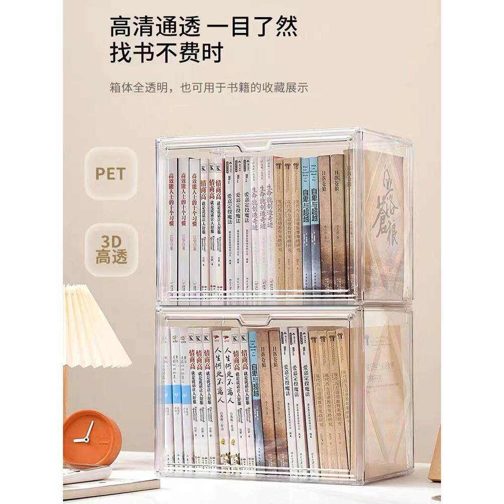 书架自由组合儿童桌面桌上落地置物架简易亚克力床头书柜书本收纳