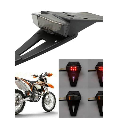 摩托车挡泥板尾灯Xr250越野车Led尾灯后尾盖偏导尾灯配件X2K16