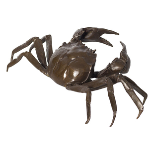 铜韵堂铜螃蟹摆件不可活动家居客厅装饰茶宠办公室工艺品开业贺礼