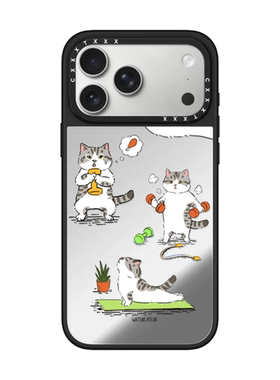 咖啡猫与可乐猫手机壳17Pro适用iPhone16ProMax苹果防摔保护套Magsafe磁吸15plus明星同款14可爱猫咪保护套