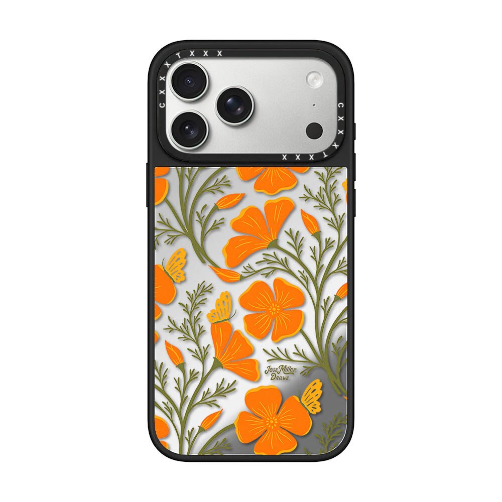 联名杰西·米勒画作适用于iPhone18promax马里波萨蝴蝶17plus个性创意16pro小众防摔15plus高级感14/13保护套