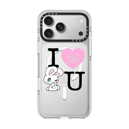 表白兔兔新款手机壳18/17Pro适用iPhone16Promax防摔15plus轻盈新壳体个性创意14Pro可爱卡通13pro磁吸保护套