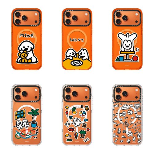 个性创意星宇橙17pro快乐小狗MATSUI适用iPhone16promax卡通15plus可爱14max防摔保护套13pro手机壳明星同款