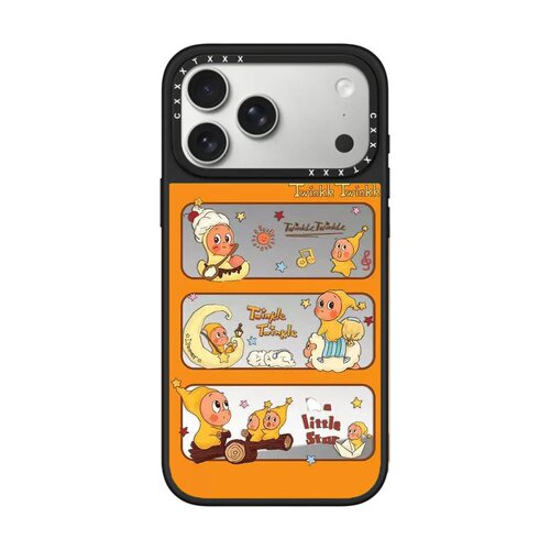 卡通可爱星星人手机壳适用于iPhone17promax星宇橙色苹果16pro防摔15plus个性创意14pro小众艺术13保护套