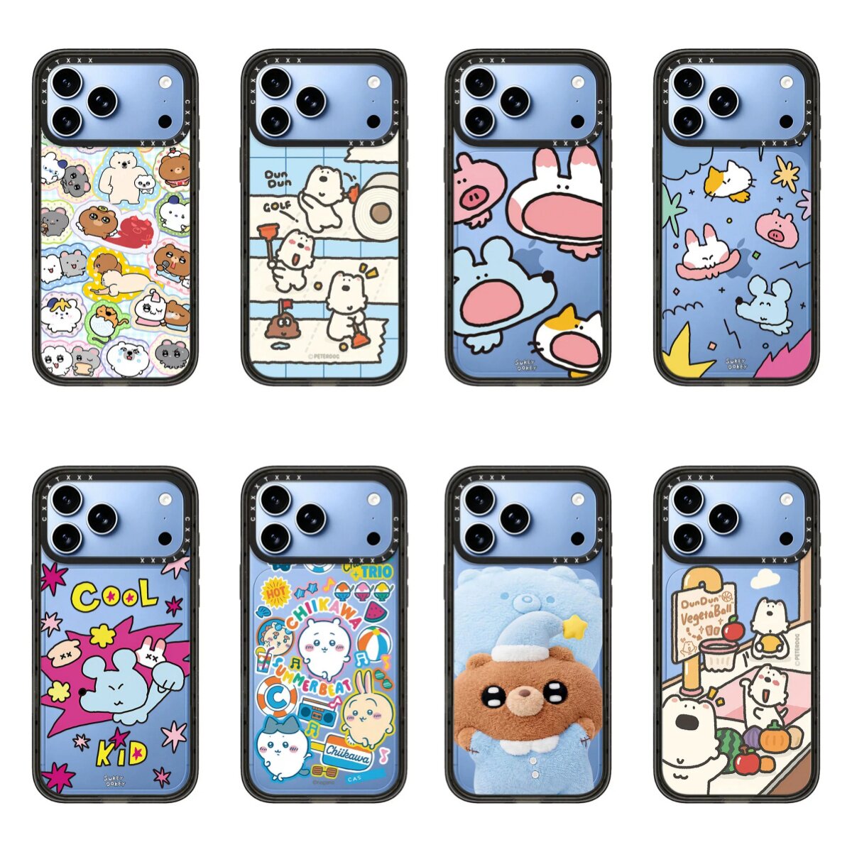 吉伊卡哇贴纸大集合冰川蓝适用于iPhone18/17pro手机壳可爱艺术个性创意16/15/14/13/pro潮酷磁吸防摔硬壳女