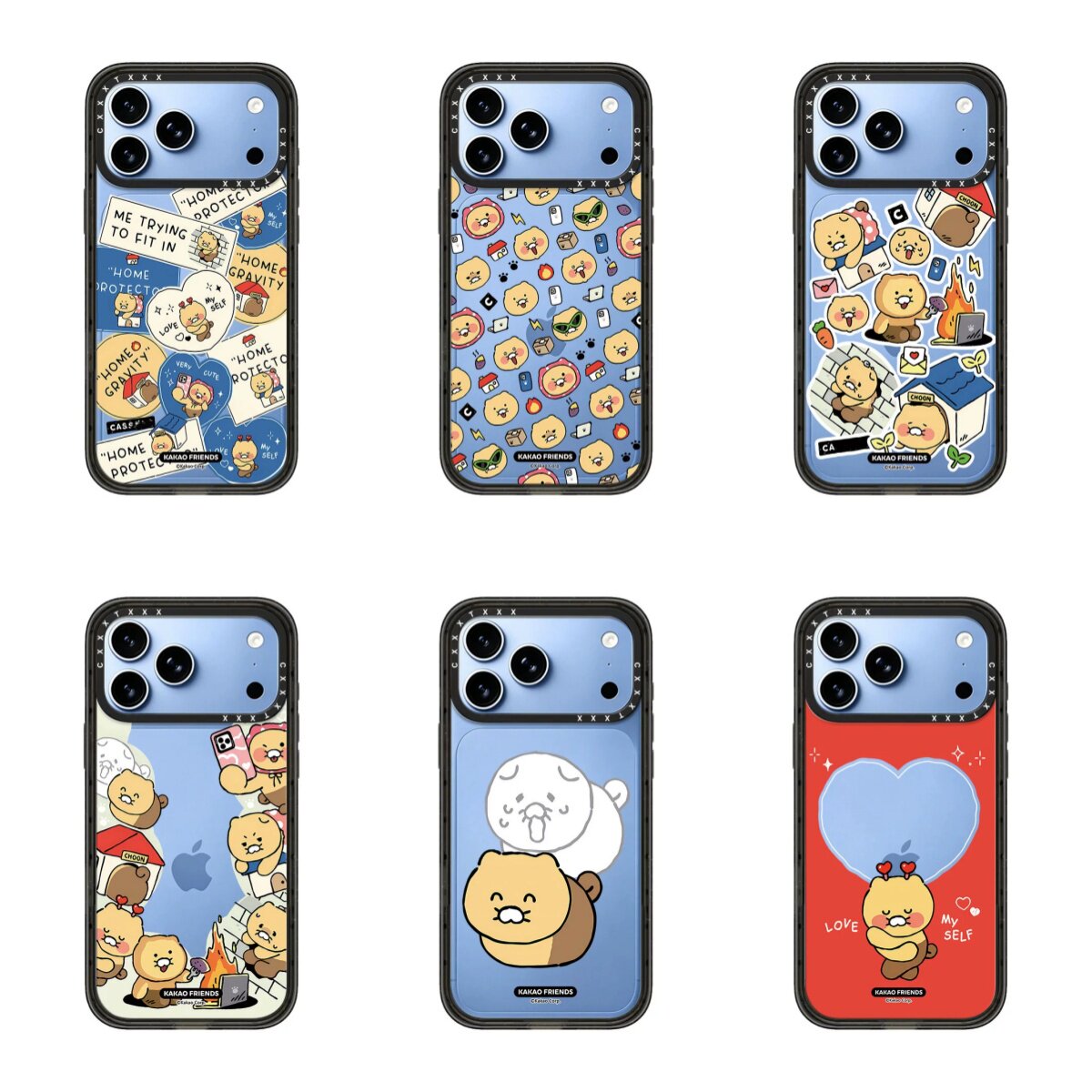 Kakao Friends贴纸冰川蓝色适用于iPhone18/17promax创意手机壳可爱16/15/14/13/promax潮酷磁吸防摔硬壳女
