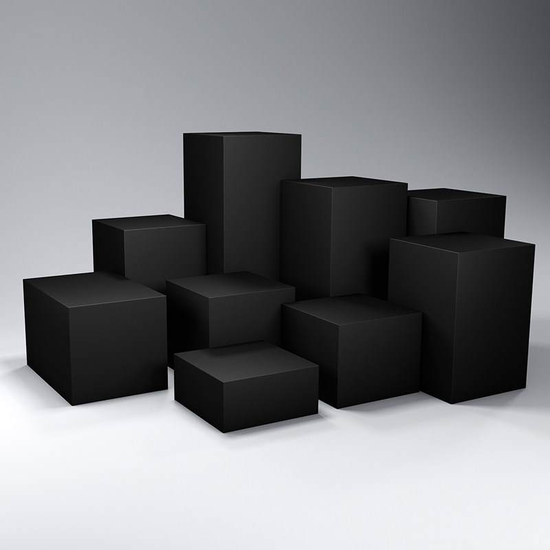 个性高低展示台 服装店橱窗模特地台 流水台展示架方形几何体摄影