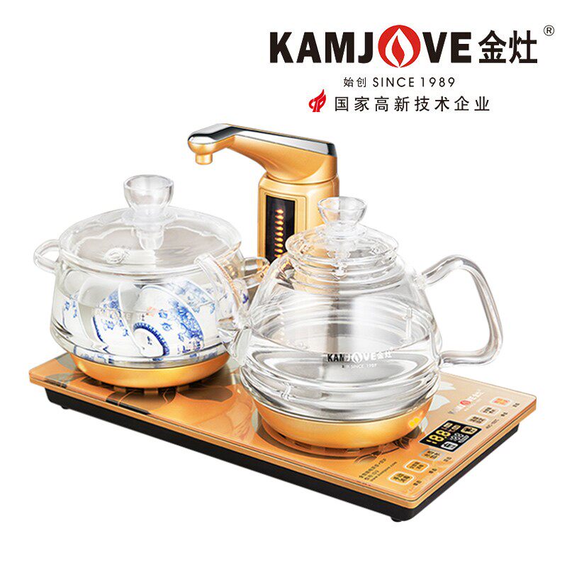 金灶G9全智能玻璃电热水壶自动上水烧水壶保温一体泡茶电茶炉家用