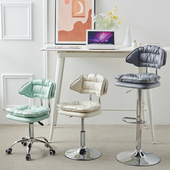 学生学习椅升降转椅轻奢椅子电脑椅家用久坐舒适办公椅美甲椅椅子