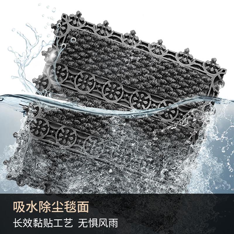 公司室外门口地垫进门防滑入户门门垫子除尘地毯防水脚垫商用拼接