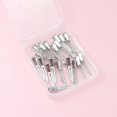 造型美发鸭嘴夹小号盘发定位夹手推波纹夹子分区夹发夹单孔夹