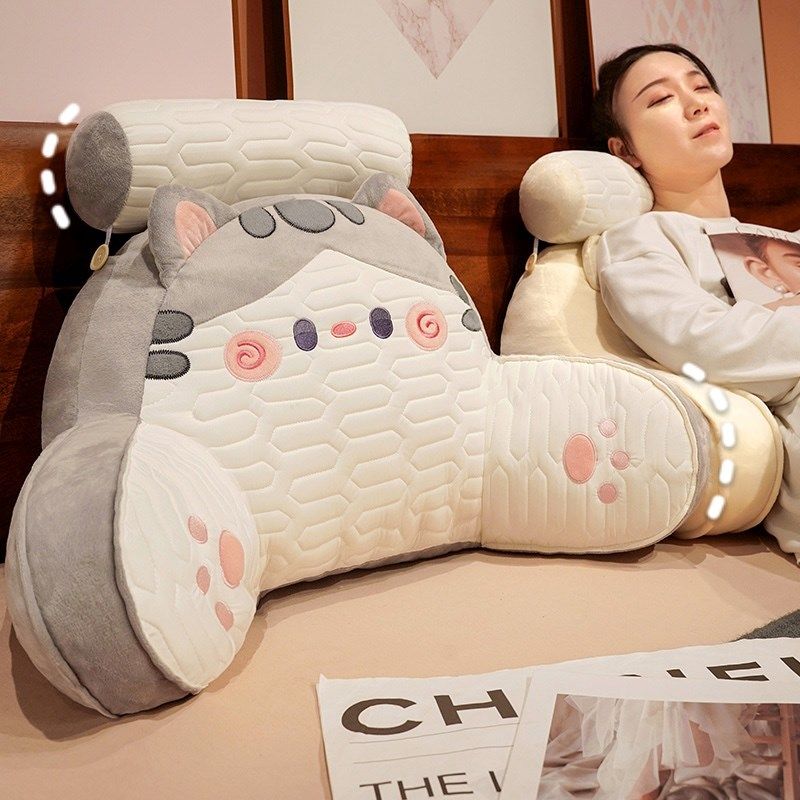 冰丝乳胶床头靠垫软包护腰靠背床上枕头靠枕孕妇沙发抱枕看书床靠,居家布艺,床头靠垫,淘宝优惠券,粉丝福利购,淘宝优惠卷