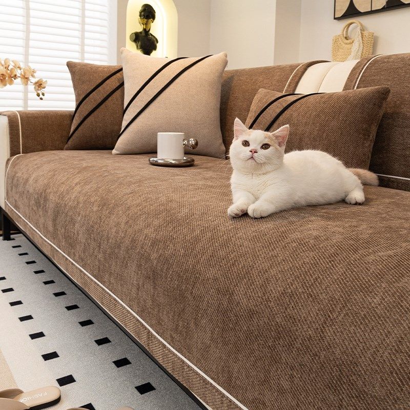 法式复古沙发垫四季通用2025新款高级感一片式固定防滑皮沙发坐垫,居家布艺,沙发垫,淘宝优惠券,粉丝福利购,淘宝优惠卷