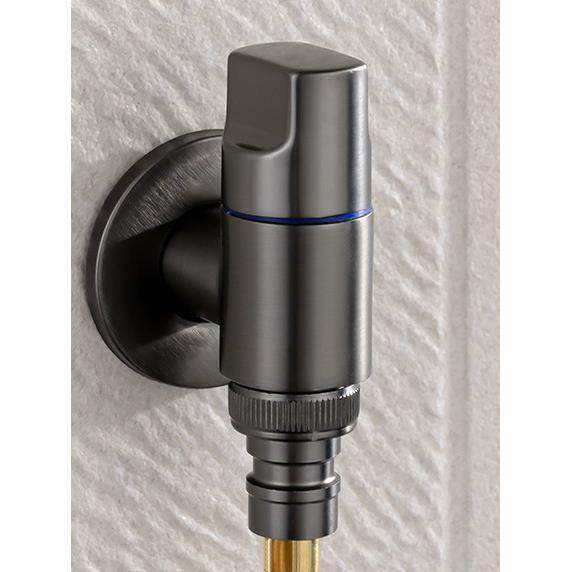 全铜省空间洗衣机水龙头自动止水阀专用卡扣式水嘴滚筒46分通用,家装主材,洗衣机龙头,淘宝优惠券,粉丝福利购,淘宝优惠卷