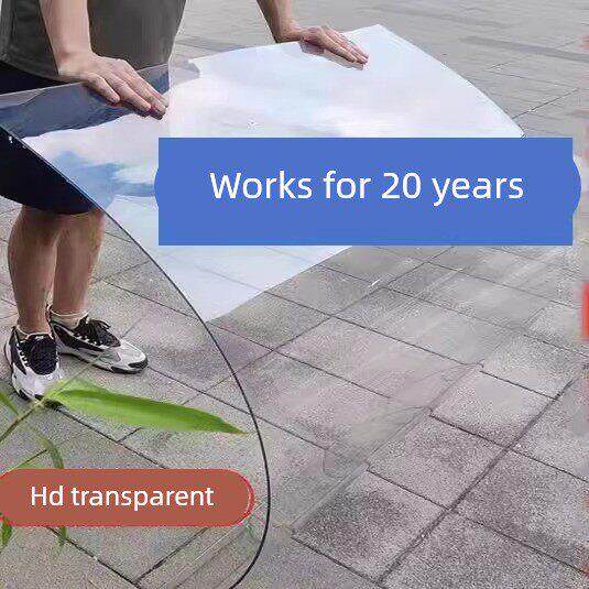 PC耐力板阳光房透明塑料板挡雨车棚采光屋顶阳光板遮雨棚挡板