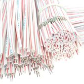 发光字迷你字树脂字无边字连接线 镀锡截断线LED灯带延长电线补线