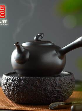 茗凤祥老岩泥电陶炉茶炉陶壶茶壶枯石静音电热炉耐高温壶