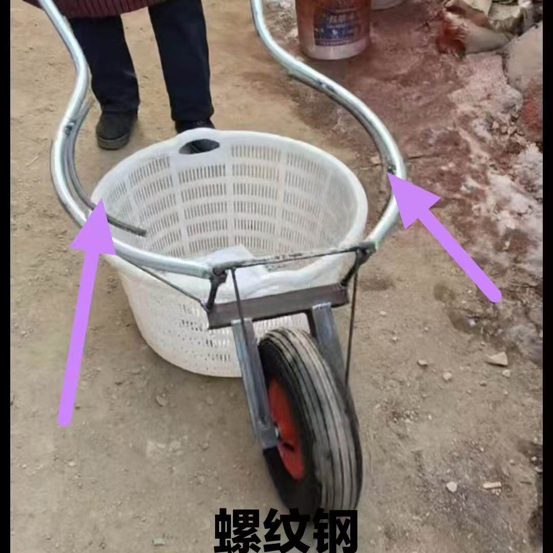 西瓜车西瓜搬运单轮车大棚蔬菜水果运输车耐用铁质单轮手推车农具