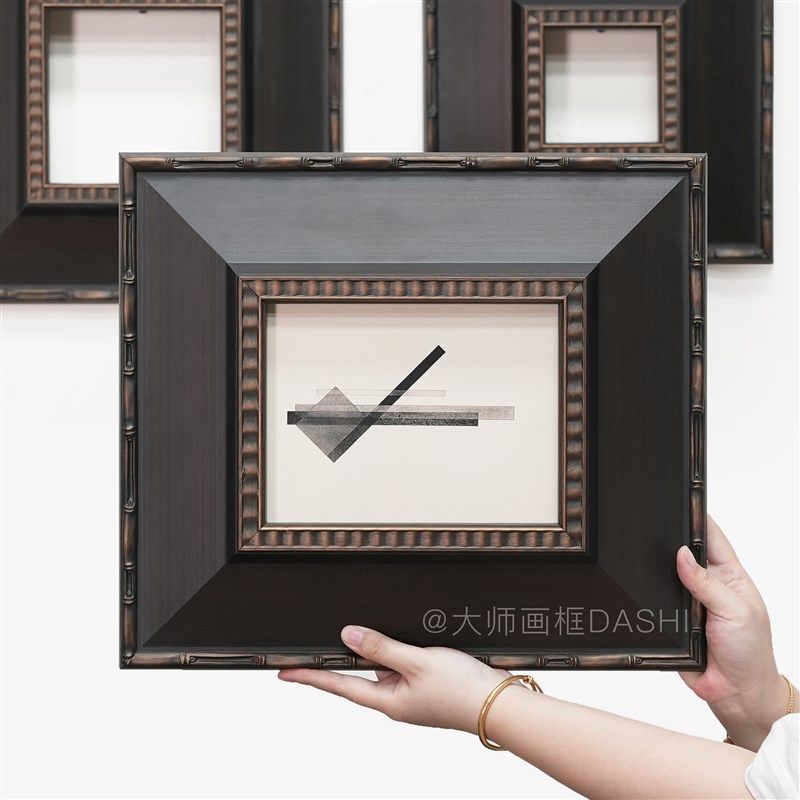 中古复古欧式实木油画外框装饰画框定制装裱挂墙相框镜框空框拼图