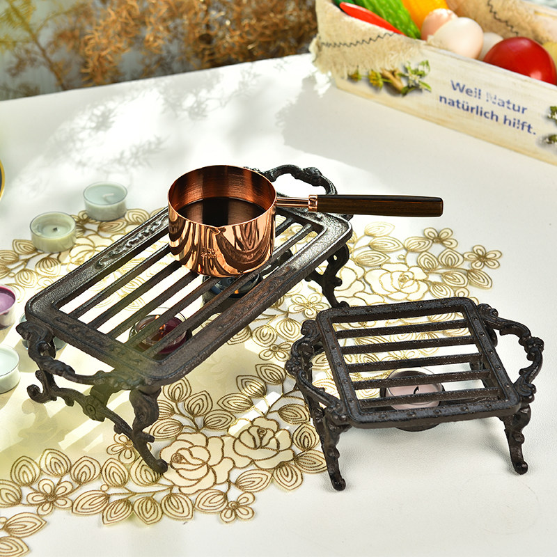 Sungmor茶道蜡烛加热温茶器 铸铁围炉煮茶炉暖茶器隔热保温架底座,家居饰品,装饰摆件,淘宝优惠券,粉丝福利购,淘宝优惠卷