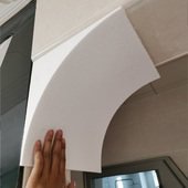 定制高密度泡沫拱门梁托过道替代石膏阴角半圆弧形门造型垭口光面