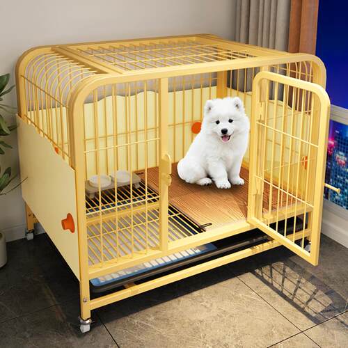 狗笼子小型犬带厕所分离中型犬新型宠物笼子一室一厅一卫狗窝别墅