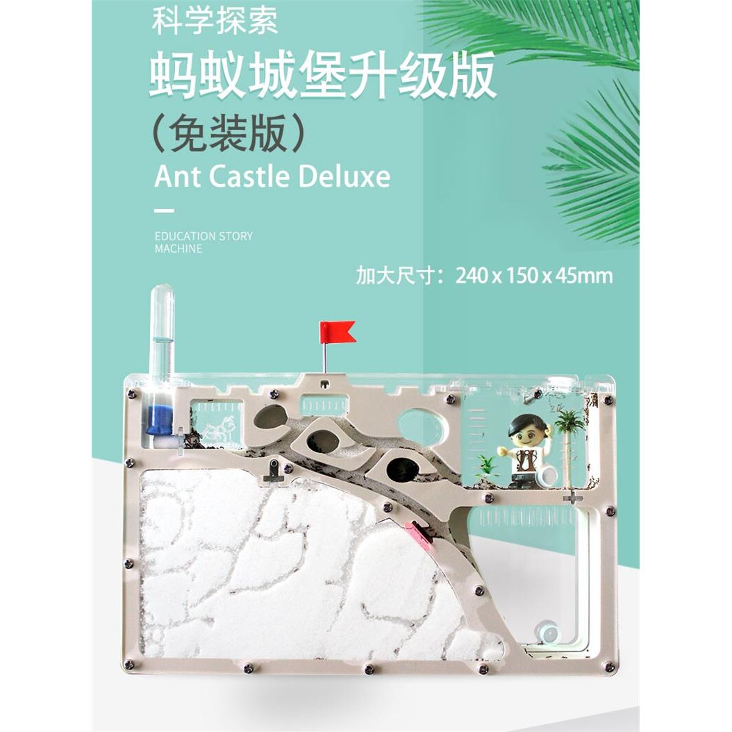 蚂蚁城堡蚂蚁生态箱蚂蚁窝城堡蚂蚁巢穴送蚁后学生观察繁殖免安装