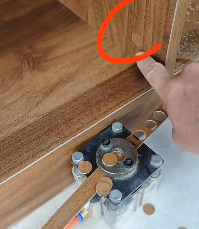 手动封边条冲孔机三合一孔贴机封边皮打孔器贴无孔家居封边带冲孔