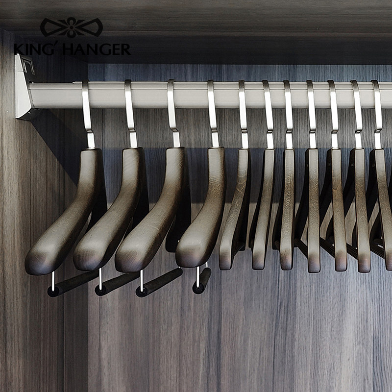 金领结高档黑色实木衣架衣柜衣帽架专用衣挂高端木质无痕防滑衣架,收纳整理,木质衣架,淘宝优惠券,粉丝福利购,淘宝优惠卷