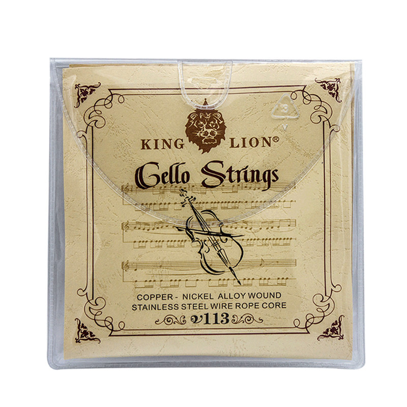 青歌V113 德银大提琴弦初学儿童入门大提琴琴弦练习1/2/3/4/8套弦