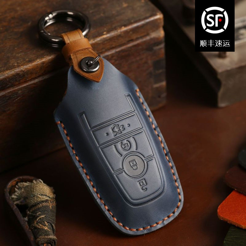 汽车钥匙套适用于福特钥匙套福克车用钥匙扣