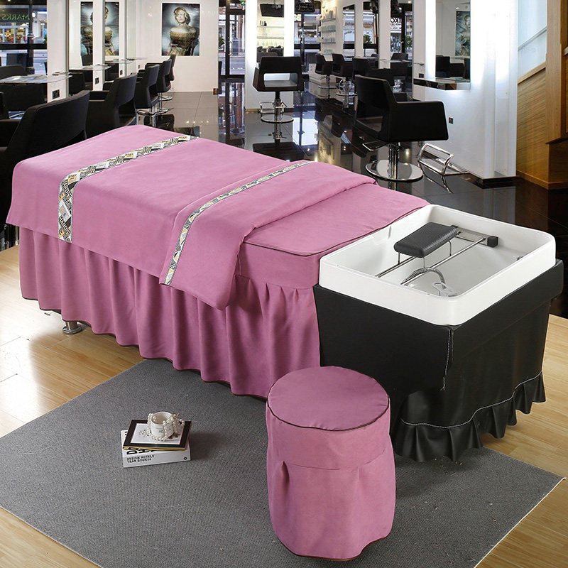 棉麻洗头床罩床套头疗理发店冲头床养发馆美发店专用按摩推拿纯色,床上用品,床罩,淘宝优惠券,粉丝福利购,淘宝优惠卷