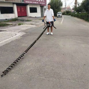 地下过路横向穿管钻孔机水平打洞机防护坡支护注浆打坑机螺旋取土