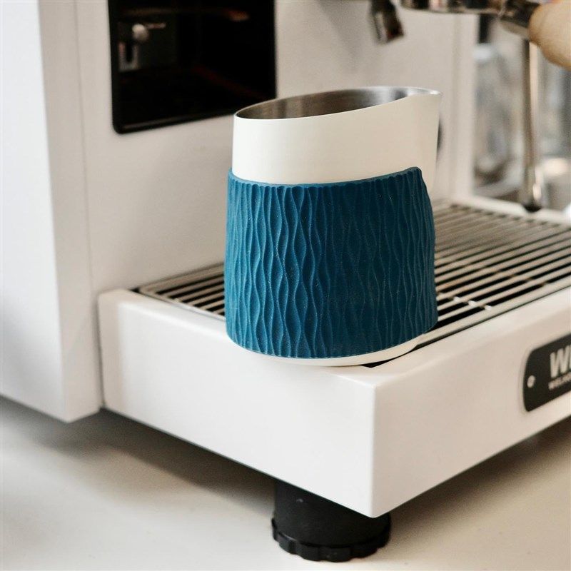 WPM惠家拉花缸450ml咖啡拉花杯奶泡杯不锈钢斜口尖嘴圆嘴无把手款