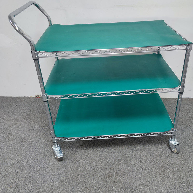 防静电物料周转货架车间移动分拣车线网带轮小推车多层镀铬周转车,商业/办公家具,平板手推车/工具车/爬楼机,淘宝优惠券,粉丝福利购,淘宝优惠卷