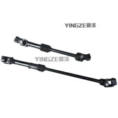 自制改装 卡丁车四轮越野钢管车配件方向盘转向连接柱万向节可伸缩