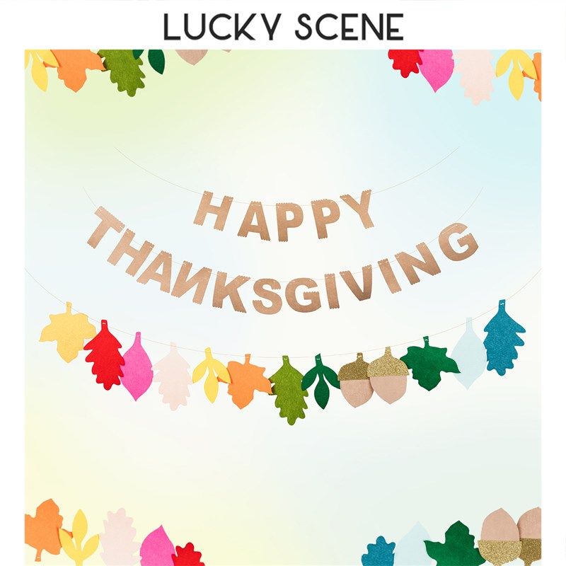 【吉祥道具】秋天感恩节丰收横幅闪粉拉花花球挂饰彩旗秋季叶子,节庆用品/礼品,节日装扮用品,淘宝优惠券,粉丝福利购,淘宝优惠卷