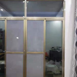 定制落地平移推拉式防蚊防鼠金刚网纱门铝合金边不锈钢阳台纱窗门