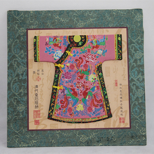 清朝皇帝皇后龙袍凤袍 刺绣摆件挂件机器绣送老外裱框,特色手工艺,刺绣,淘宝优惠券,粉丝福利购,淘宝优惠卷
