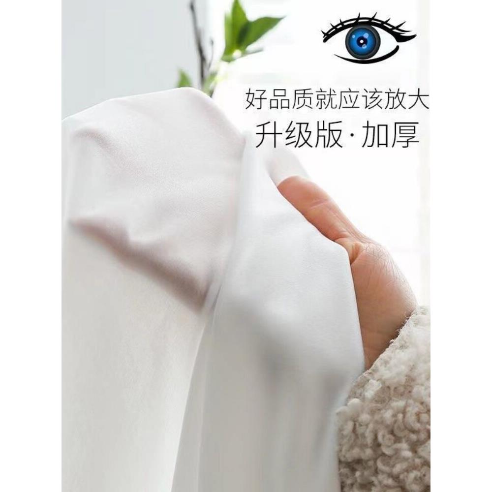 神仙丝绒加厚遮光雪纺白色纱帘阳台飘窗客厅纱帘窗帘加高